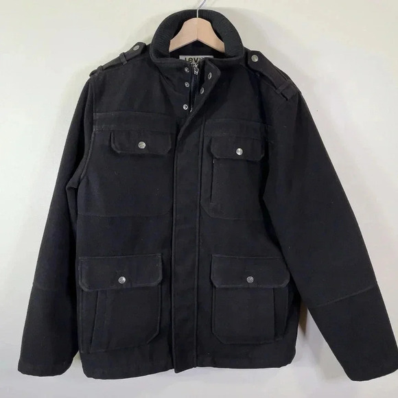 Levi's Winter Military Patch Pocket  Coat - Picture 1 of 15